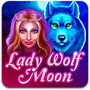 Lady Wolf Moon fantasy-slot i Kitsune Casinos spellobby